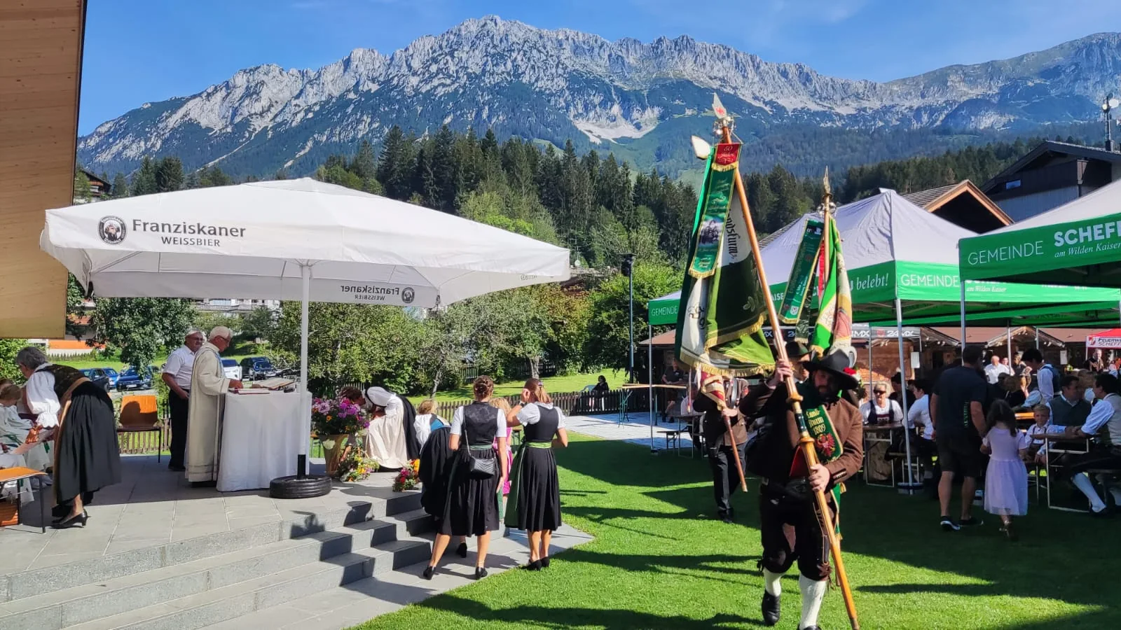 Blasmusik am Wilden Kaiser