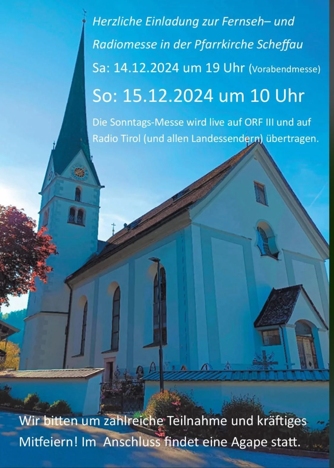 Fernseh- und Radiomesse Scheffau