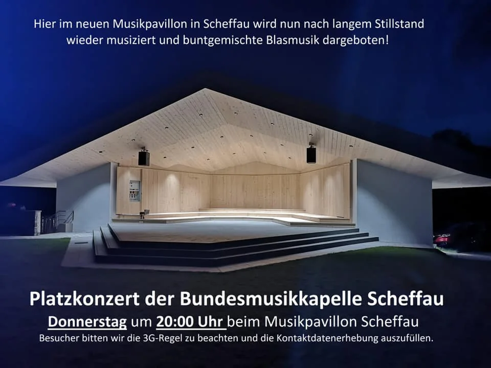 Musikpavillon wurde Renoviert
